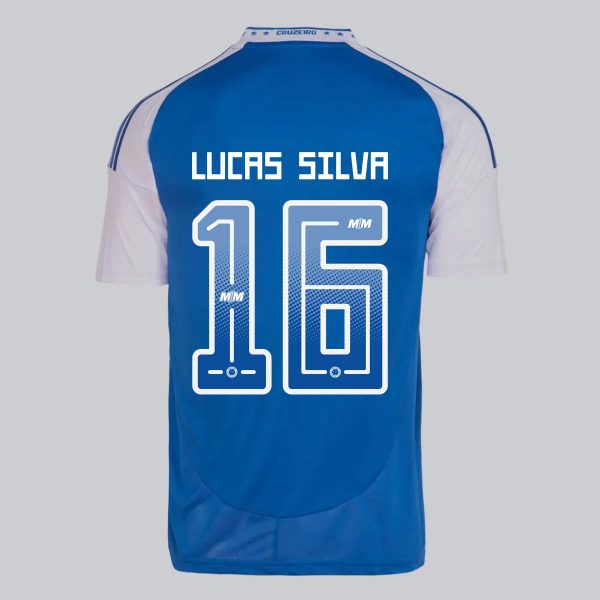 Camisa Adidas Cruzeiro I 2025 16 Lucas Silva