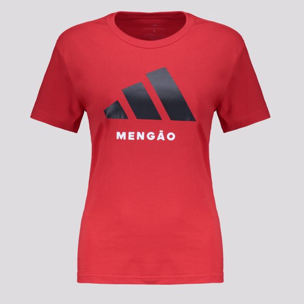 Camisa Adidas VRCT Flamengo 2025 Feminina Vermelha