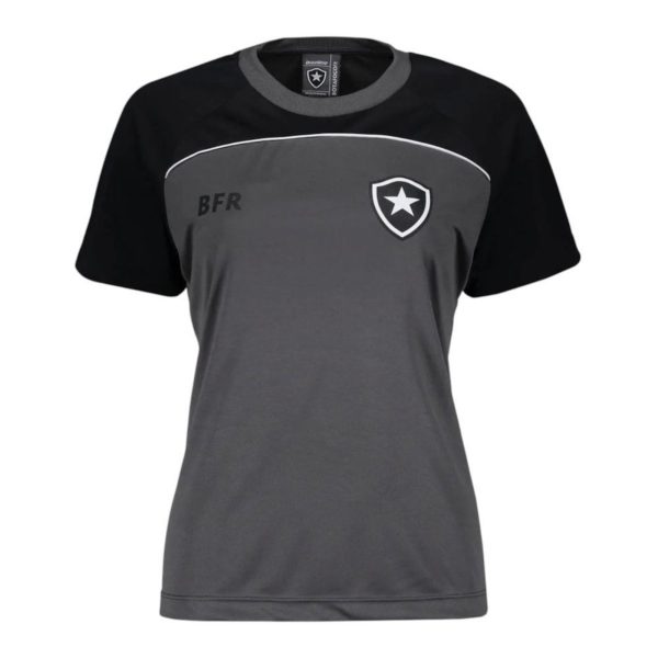 Camisa Braziline Botafogo Aurora Feminina - Grafite - braziline