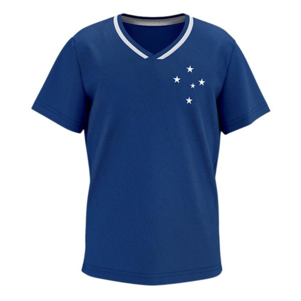 Camisa Braziline Cruzeiro Celeste Masculina - Azul - braziline