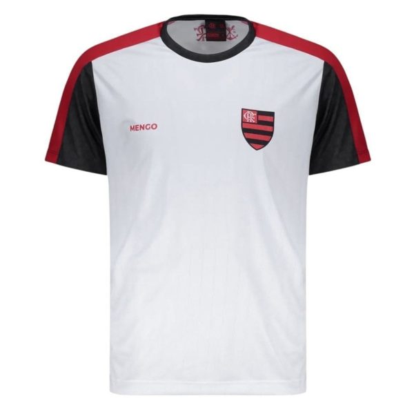 Camisa Braziline Flamengo Território Masculina - Branco - braziline