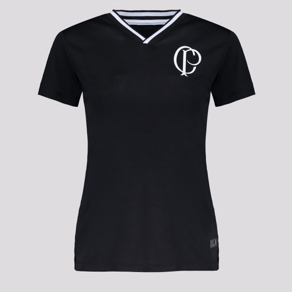 Camisa Corinthians CP Feminina Preta