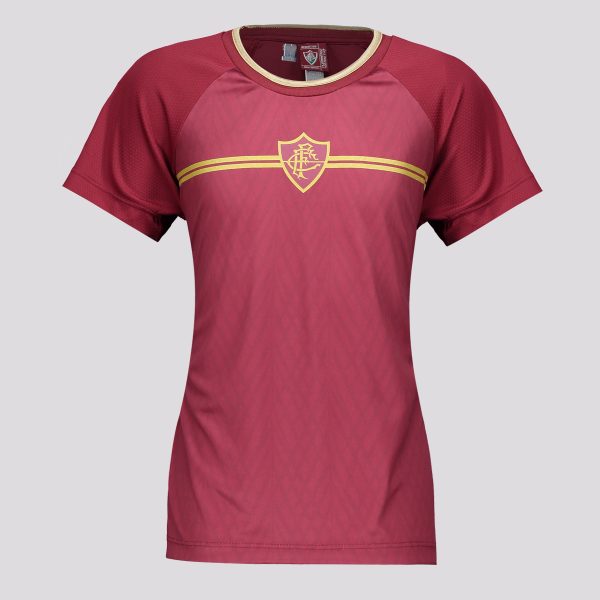 Camisa Fluminense Trança Infantil Vinho