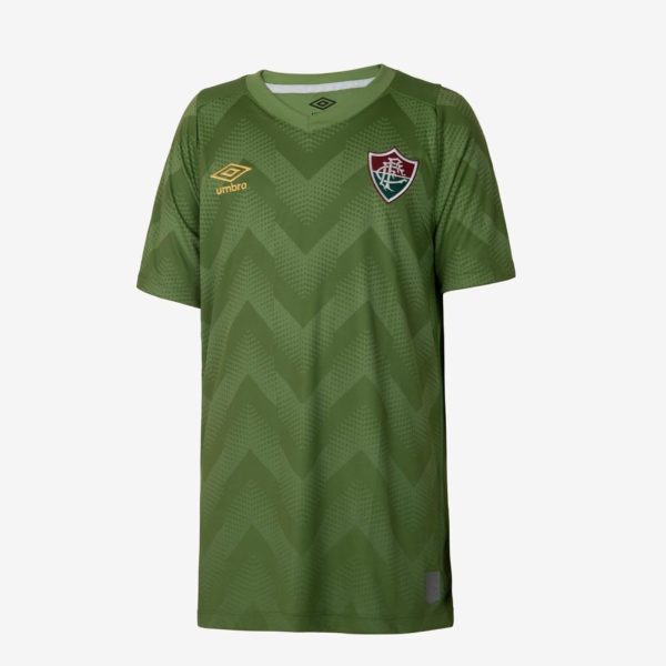 Camisa Juvenil Umbro Goleiro Fluminense Of. 2024 Incolor