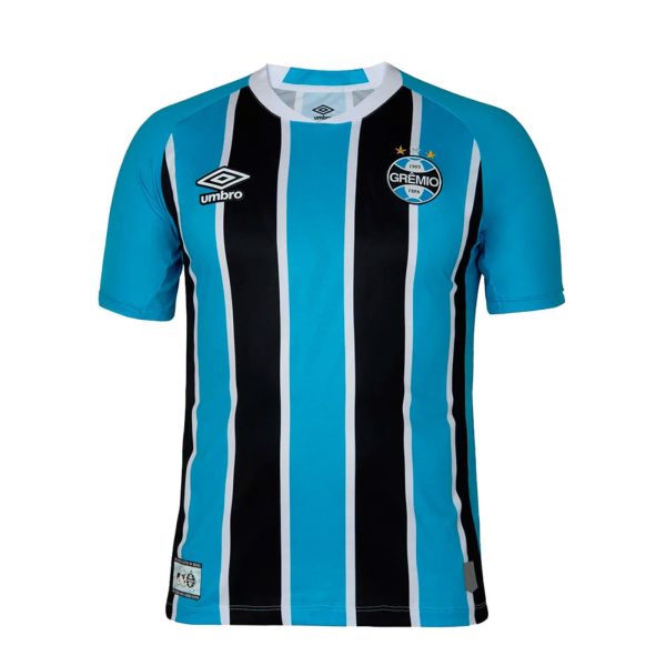 Camisa Masculina Umbro Grêmio Azul/Preto Número nas Costas