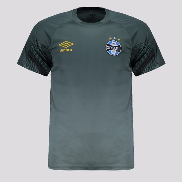 Camisa Umbro Grêmio Goleiro 2025 Verde e Preta