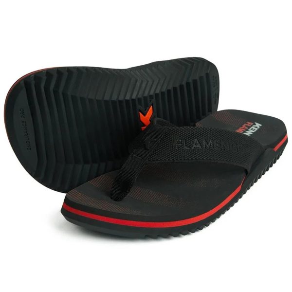 Chinelo Kenner NK6 Flamengo Masculino - Preto e Vermelho