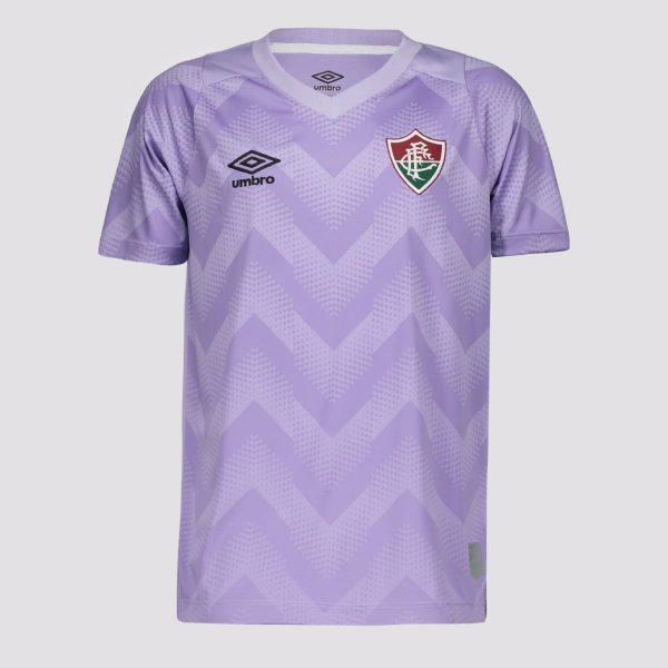 Infantil - Camisa Umbro Fluminense Goleiro 2024 Juvenil Lilás
