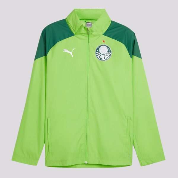 Jaqueta Puma Palmeiras Treino Escudo Verde
