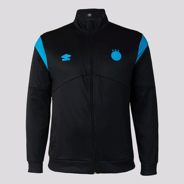 Jaqueta Umbro Grêmio Viagem 2025 Preta e Azul