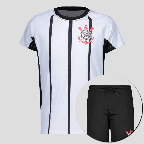 Kit de Camisa e Bermuda Corinthians Infantil