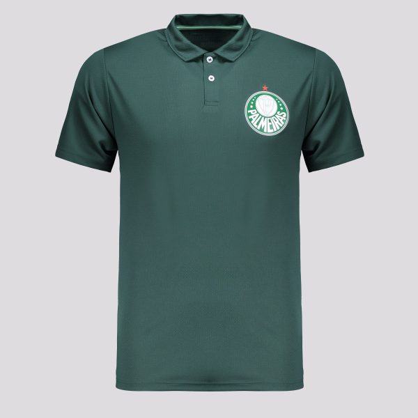 Polo Palmeiras Basic Escudo Verde