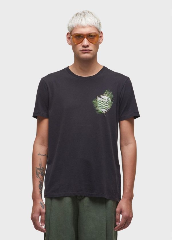 T-shirt soft used brasão palmeiras OSKLEN