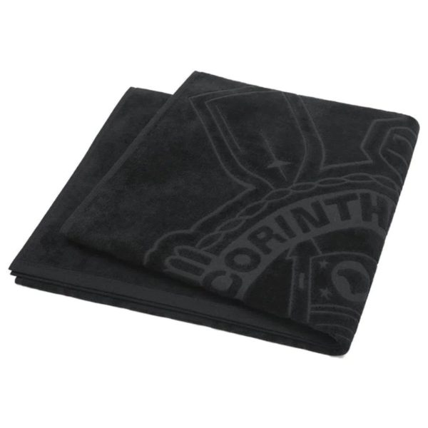 Toalha Banho Praia Piscina Time Corinthians Buettner Preto