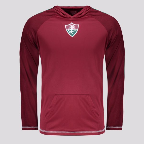 Blusa Fluminense Laçado Manga Longa Vinho