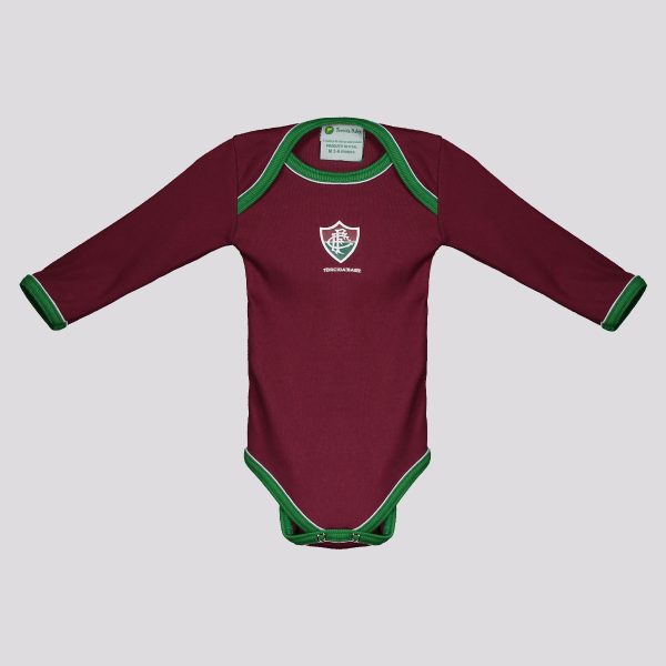 Body Fluminense Manga Longa Bordô