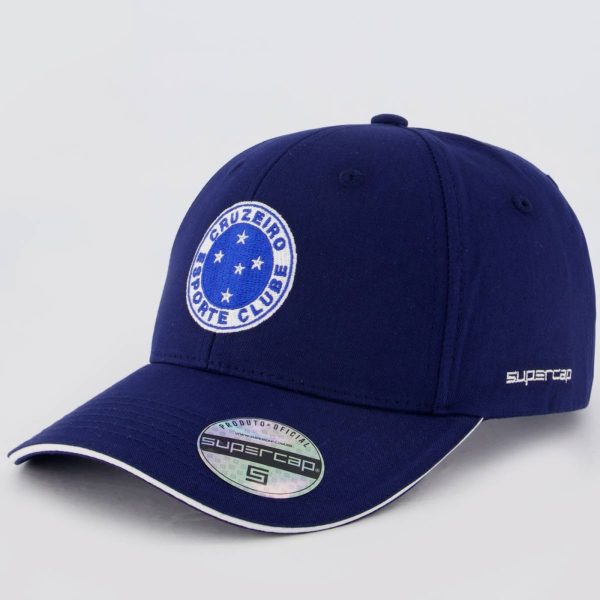 Boné Cruzeiro 6 Gomos Marinho