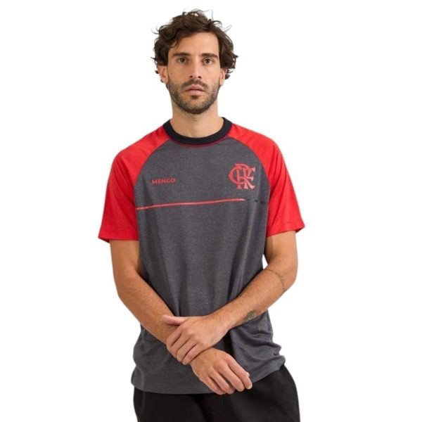 Camisa Braziline Flamengo Cesto Masculina - Grafite - braziline