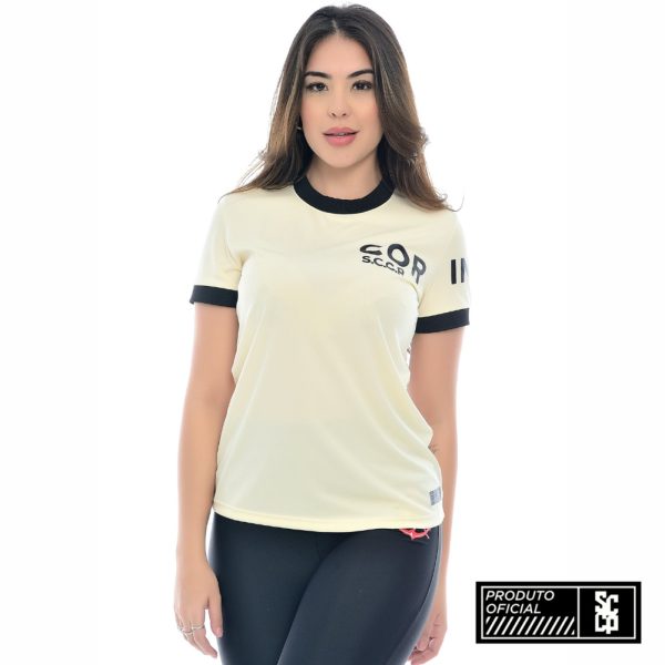 Camisa Corinthians Oficial Licenciada Feminina CP Off White Empório Alex