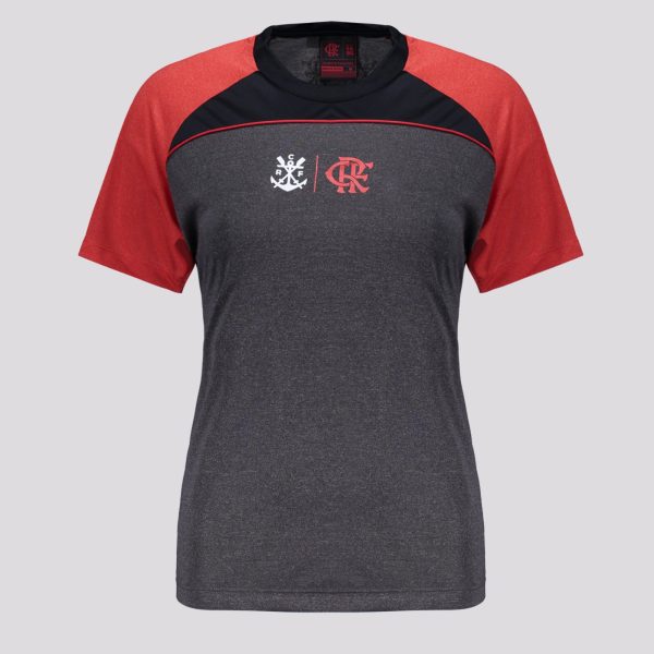 Camisa Flamengo Aurora Feminina Cinza