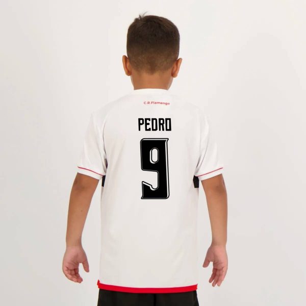 Camisa Flamengo Pedro 9 Approval Branca