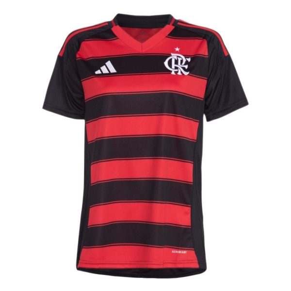 Camisa I Flamengo Feminina 25/26 adidas Performance Preto