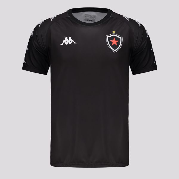 Camisa Kappa Botafogo PB Supporter Zurich Preta