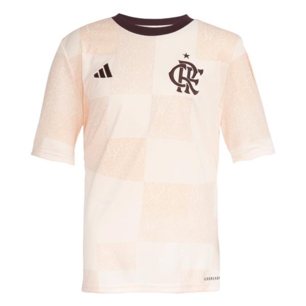 Camisa Pre Jogo Flamengo 24/25 adidas Performance Bege
