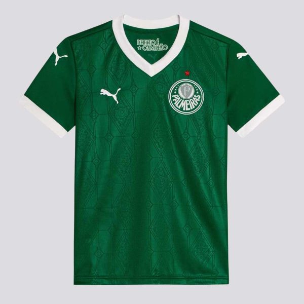Camisa Puma Palmeiras I 2025 Juvenil