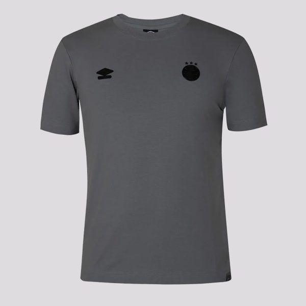 Camisa Umbro Grêmio Concentração 2025 Cinza e Preta