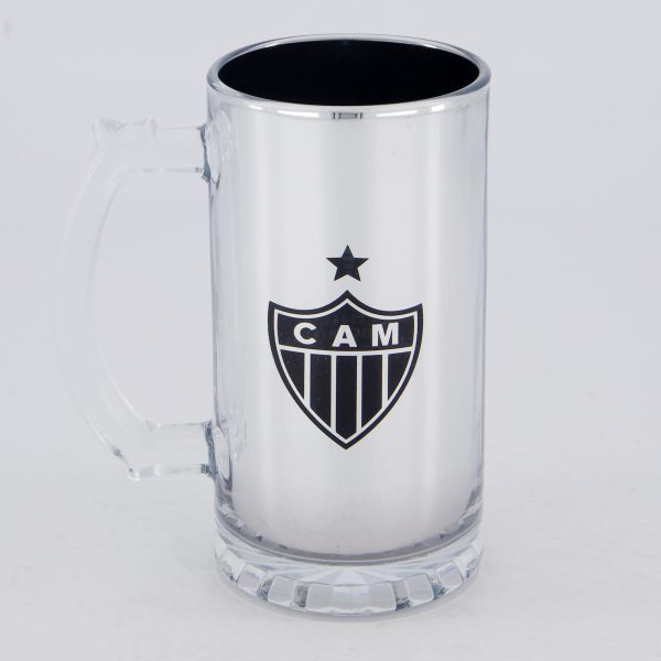 Caneca Chopp Atlético Mineiro Vidro Metálico