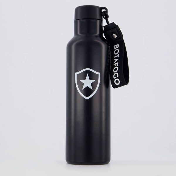 Garrafa Botafogo Steam Metal Preta