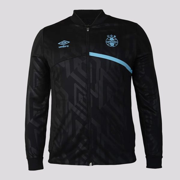 Jaqueta Umbro Grêmio Hino 2025 Preta e Azul