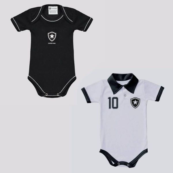 Kit Botafogo Bodys Polo e Preto