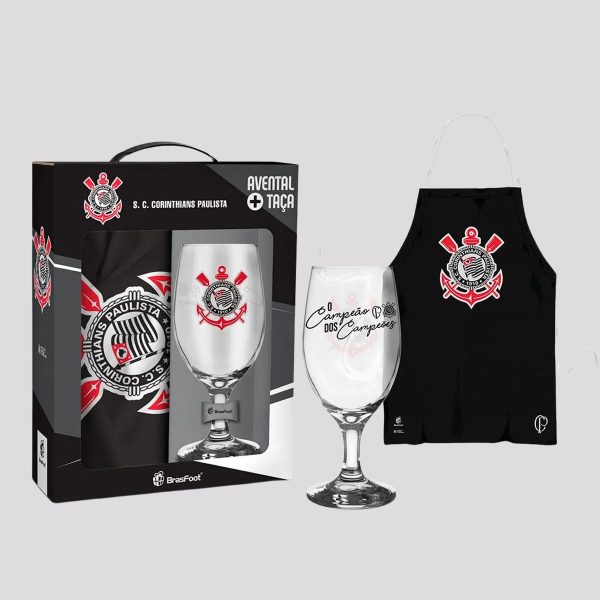Kit Taça e Avental Corinthians