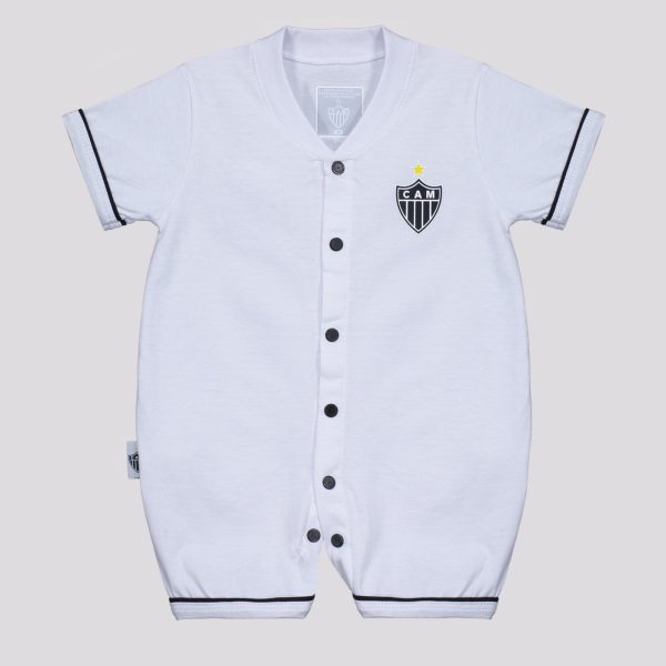 Macacão Atlético Mineiro Curto Branco