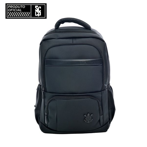 Mochila Corinthians Oficial Player Esportiva Casual Preto