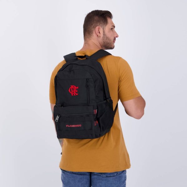 Mochila Flamengo Esportiva Preta