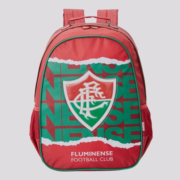 Mochila Fluminense Juvenil Vinho e Verde