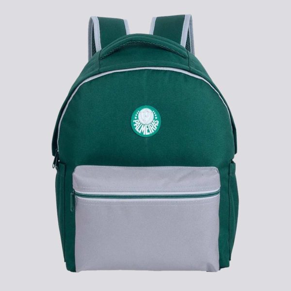 Mochila Palmeiras Esportiva Verde e Cinza