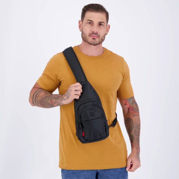 Pochete Flamengo Esportivo Preto