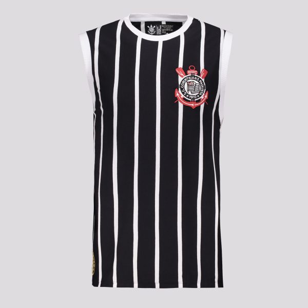 Regata Corinthians Retrô Democracia Preta