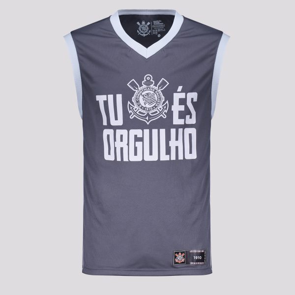 Regata Corinthians Tu És Orgulho Cinza