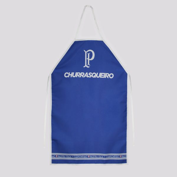 Avental Churrasqueiro Palmeiras Azul