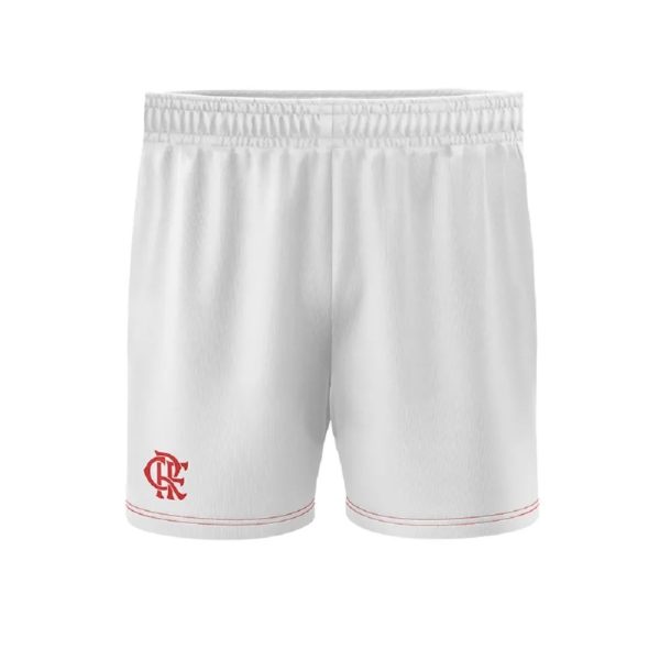 Bermuda Braziline Flamengo Brotar - Branca/Vermelha