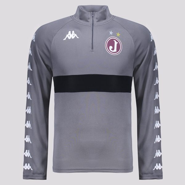 Blusão Kappa Juventus Da Mooca Treino Comissão Cinza