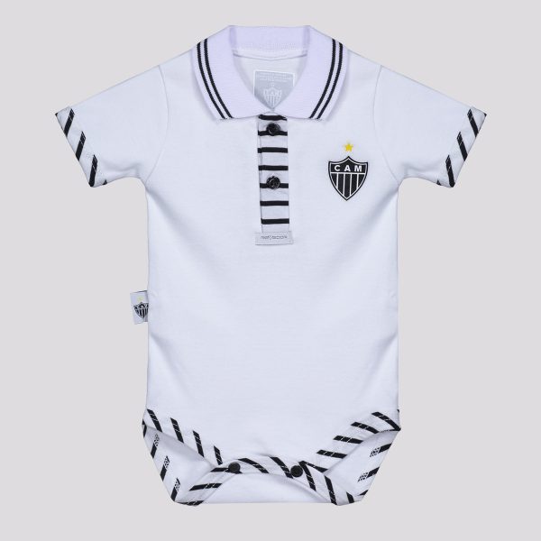 Body Polo Atlético Mineiro Branco