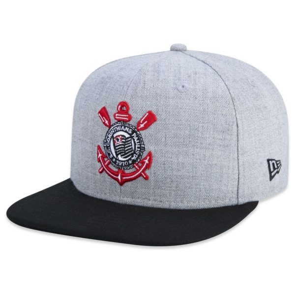 Boné New Era 9fifty Original Fit Sn Corinthians Cinza