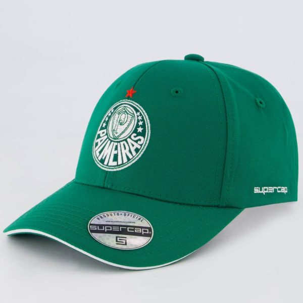 Boné Palmeiras Marcos 6 Gomos Verde