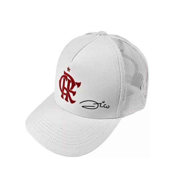 Boné Trucker Flamengo Silk 3D Zico